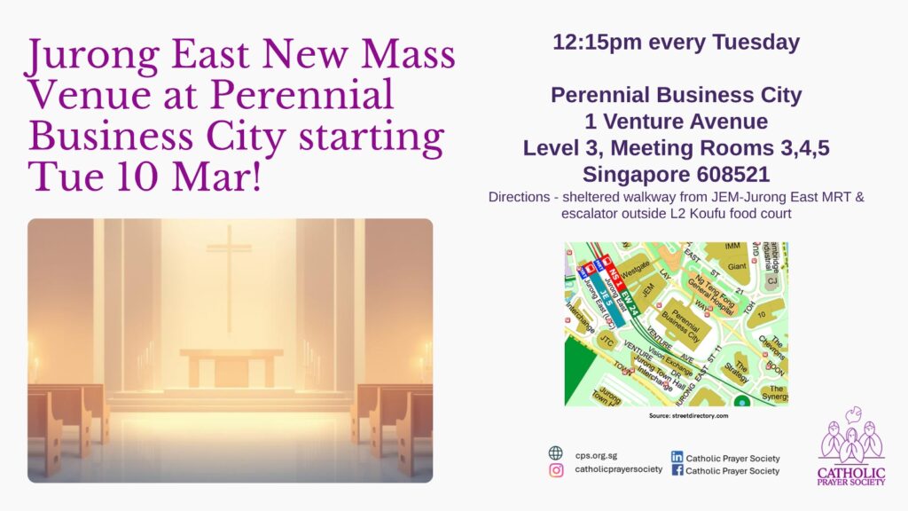 Jurong East Lunchtime mass